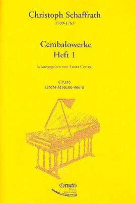 Schaffrath, C: Cembalowerke 1