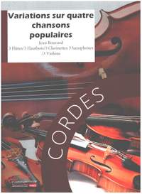 Bouvard, J: Variations sur 4 chansons populaires