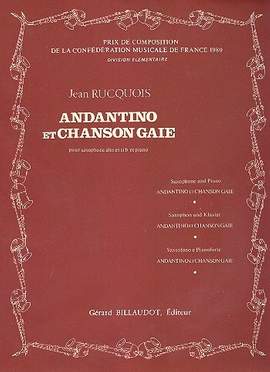 Rucquois, J: Andantino et Chanson gaie