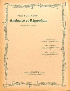 Berthomieu, M: Andante + Rigaudon