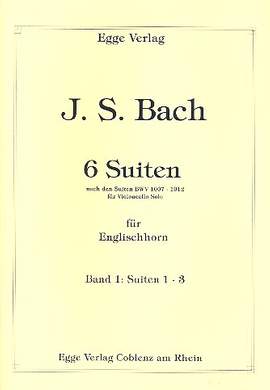 Bach, J S: 6 Suiten Bd 1 (Nr 1-3) nach BWV 1007-1012