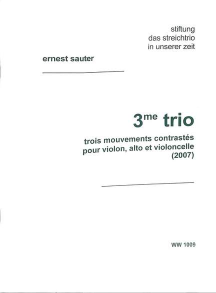 Sauter, E: Trio 3
