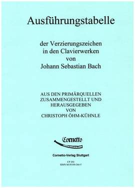 Oehm-Kuehnle, C: Ausführungstabelle der Verzierungszeichen