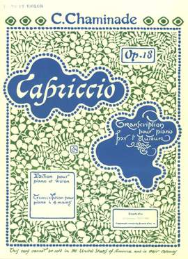 Chaminade, C: Capriccio Op. 18