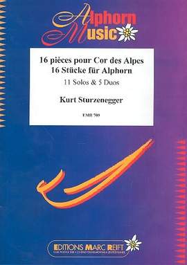 Sturzenegger, K: 16 Stücke für Alphorn