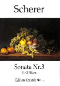 Scherer, J: Sonate 3 D-Dur
