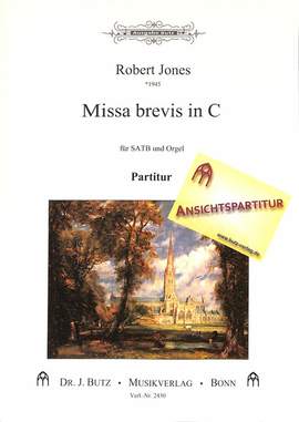 Jones, R: Missa brevis C-Dur