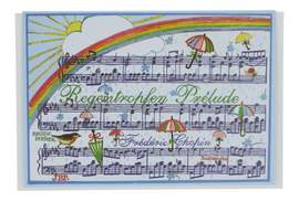 Doppelkarte Regentropfen Prelude
