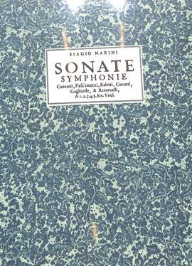 Marini, B: Sonate Symphonie