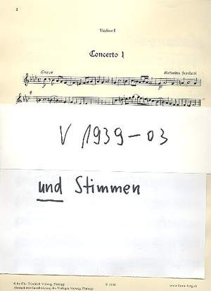 Scarlatti, A: Concerto grosso 1 + 2