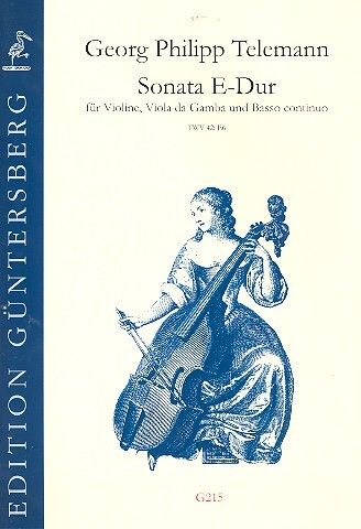 Telemann, G P: Sonate E-Dur TWV 42:E6