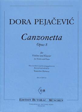 Pejačević, D: Canzonetta op 8