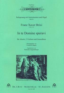 Brixi, F X: In te domine speravi