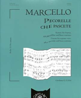 Marcello, B: Pecorelle che pascete