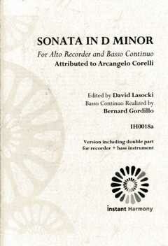 Corelli, A: Sonate d-moll