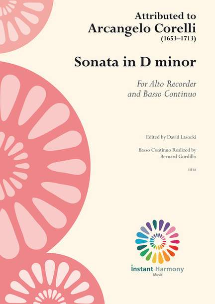 Corelli, A: Sonata in D minor