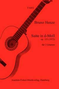 Henze, B: Suite d-moll op 153