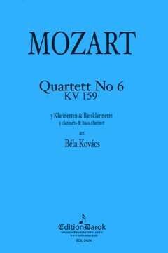 Mozart, W A: Quartett 6 KV 159