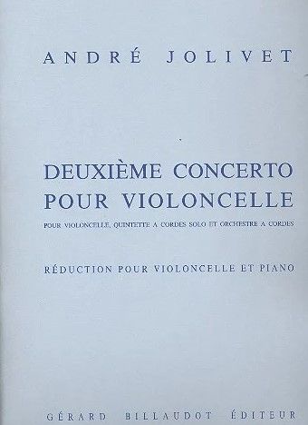 Jolivet, A: Concerto No. 2