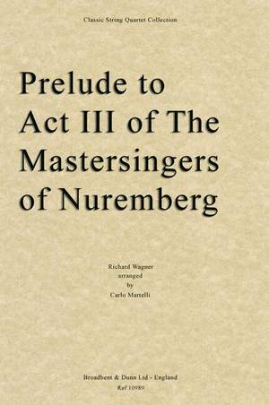 Wagner, R: Prelude to the Act III
