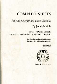 Paisible, J: Complete Suites