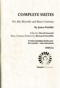 Paisible, J: Complete Suites