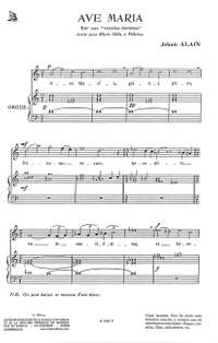 Alain, J: Ave Maria
