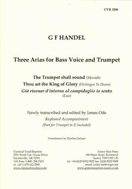 Handel, G F: 3 Arias for Bass and Trumpet