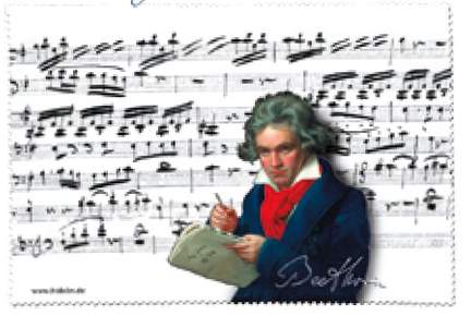 Ludwig van Beethoven Brillenputztuch