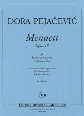 Pejačević, D: Menuett op 18