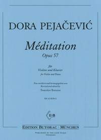 Pejačević, D: Meditation op 51