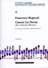 Rognoni, F: Canzon la porcia 21