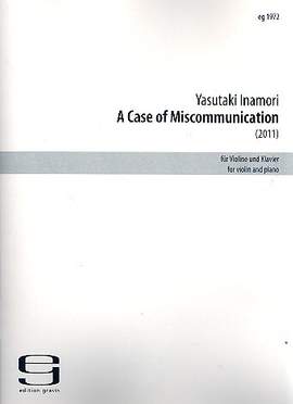 Inamori, Y: A case of miscommunication