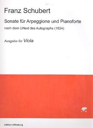 Schubert, F: Sonate für Arpeggione und Piano Forte