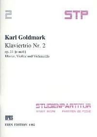 Goldmark, C: Trio 2 e-moll op 33