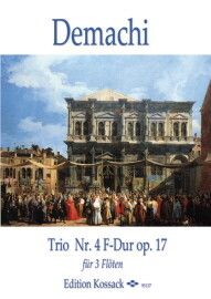 Demachi, G: Trio 4 F-Dur op 17