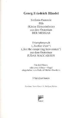 Handel, G F: Sinfonia pastorale