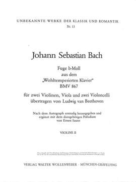Beethoven, L v: Fuge b-moll (wohltemperiertes Klavier)