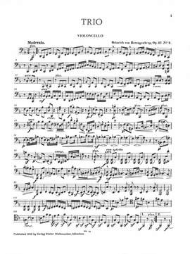 Herzogenberg, H v: Trio op 27/2