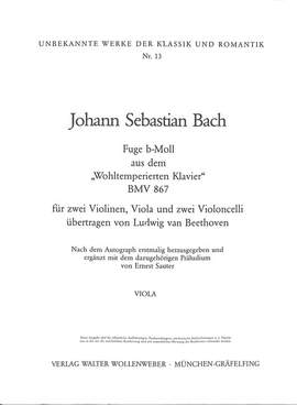 Beethoven, L v: Fuge b-moll (wohltemperiertes Klavier)