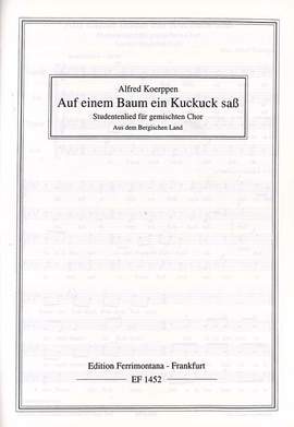Koerppen, A: Auf einem Baum ein Kuckuck sass