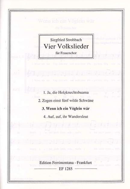 Wenn ich ein Vöglein wär