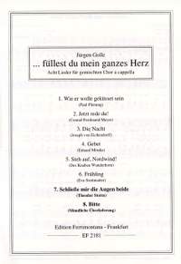 Golle, J: Schliesse mir die Augen beide
