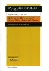 Schweikert, M: Lieder an ein Mädchen op 15