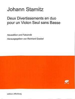 Stamitz, J: 2 Divertissements en Duo
