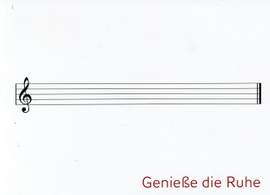 Postkarte Geniesse die Ruhe