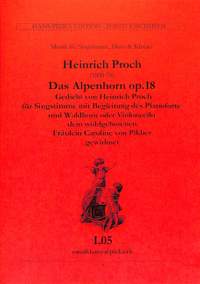 Proch, H: Das Alphorn op 18