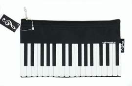Pencil case keys black 24*12,5 cm