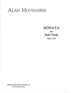 Hovhaness, A: Sonate op 423