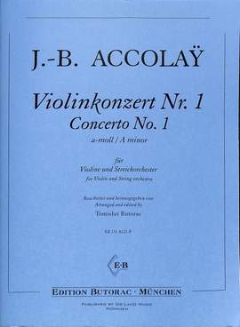 Accolay, J B: Konzert 1 a-moll